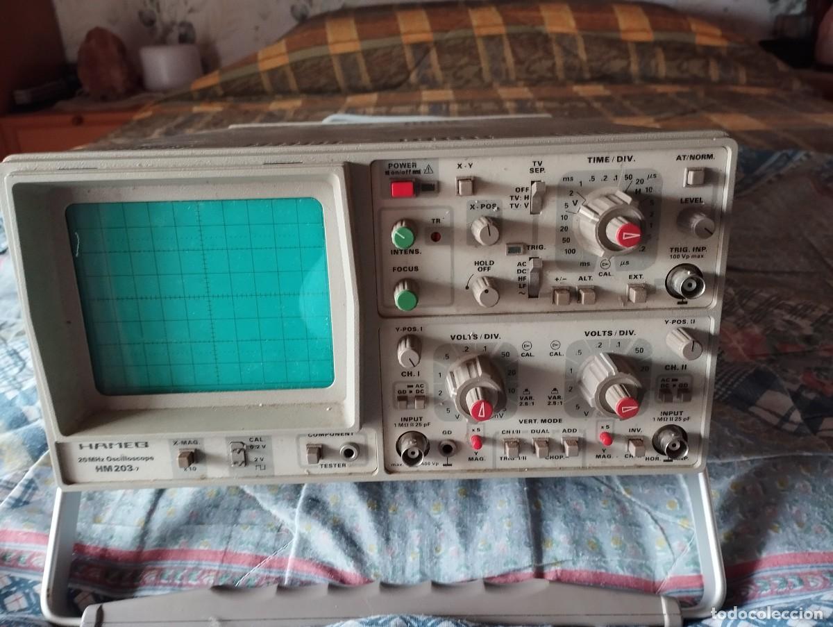 Radios antiguas: Osciloscopio HAMEG HM203-7