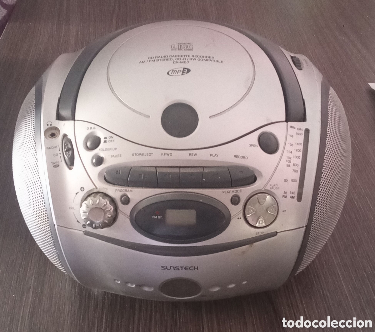 Radios antiguas: RADIO CASETTE CON CD