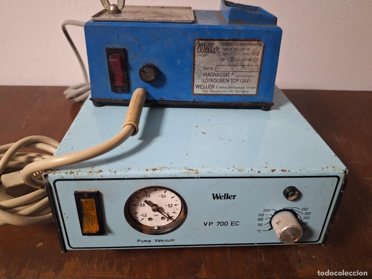 Radios antiguas: Antigua Estaci&oacute;n de Soldadura y Desoldadura Profesional Weller VP-700-EC.