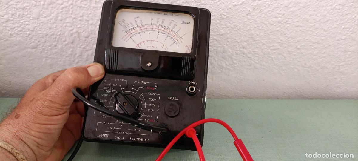 Radios antiguas: ANTIGUO VOLTIMETRO SANWA MOD. 320-X