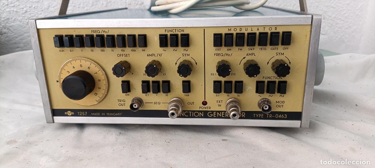 Old radios: GENERADOR DE FUNCIONES EMG TIPO TR-0463