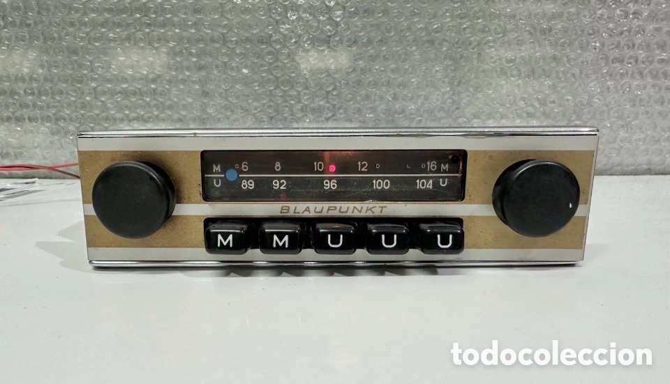 Radios antiguas: Antiguo Radio BLAUPUNKT de Coche Vintage A&ntilde;os 60&rsquo;