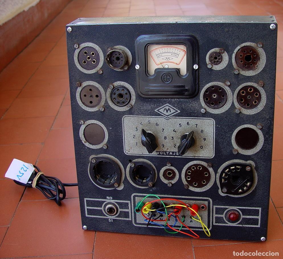 Radios antiguas: Comprobador de v&aacute;lvulas de Radio Maymo....sanna
