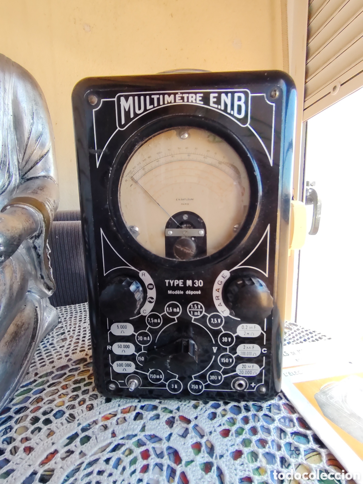 Radios antiguas: ANTIGUO MULTIMETRO E. N. B modelo M30