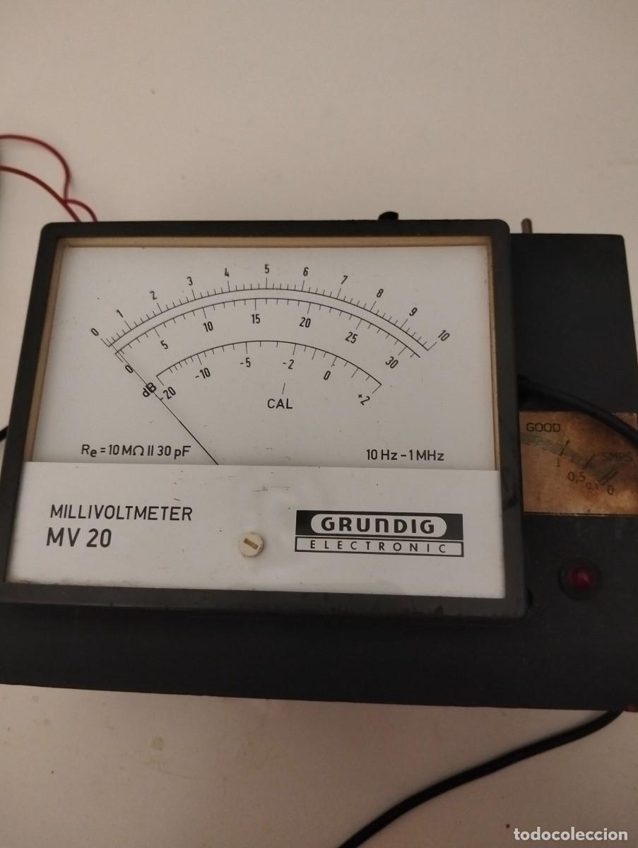Radios antiguas: Voltiometer Grundig Electronic