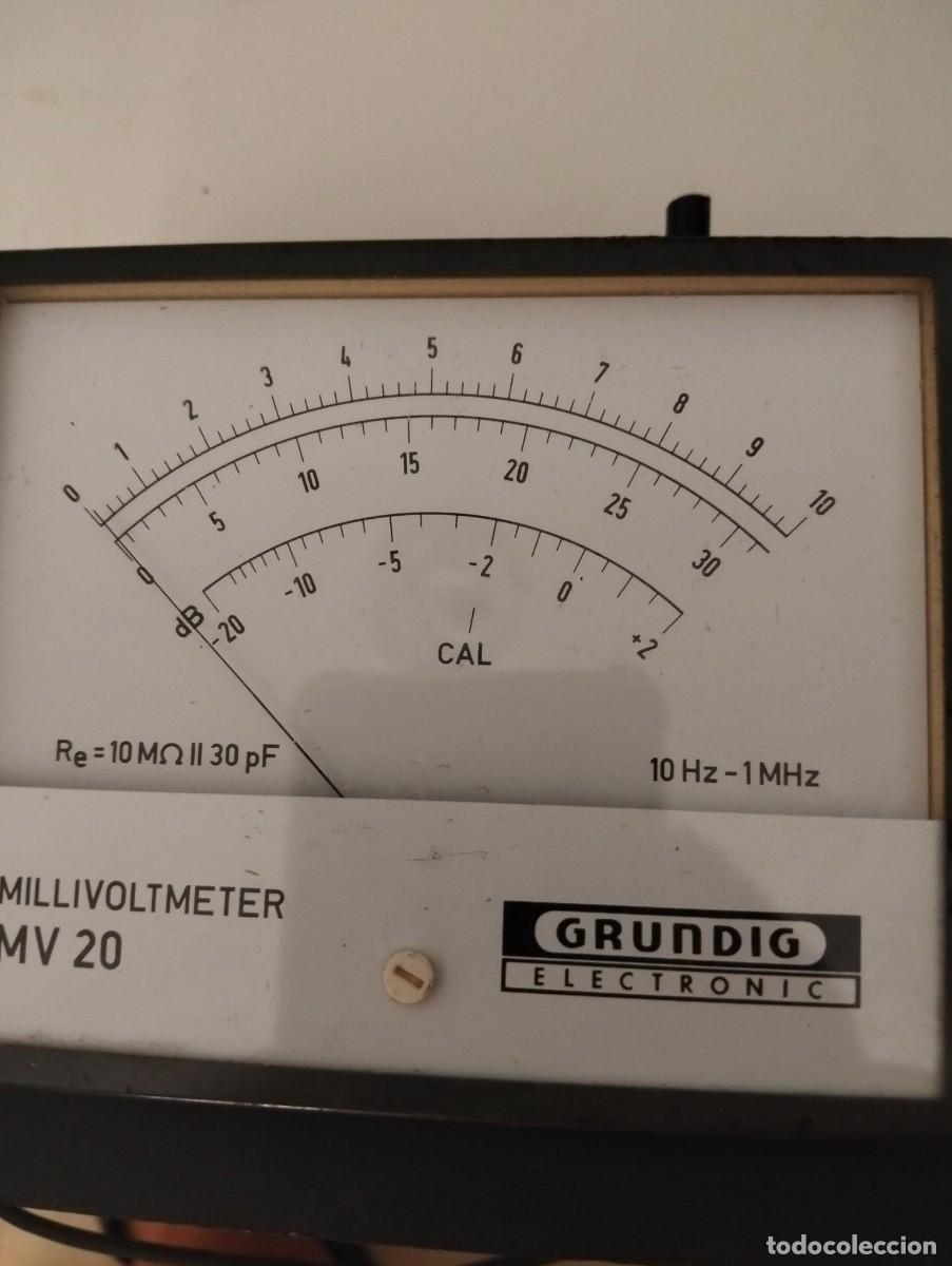 Radios antiguas: Voltiometer Grundig Electronic - Foto 6