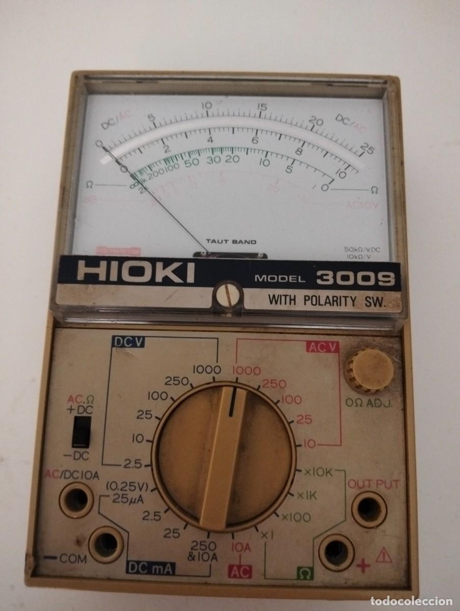 Radios antiguas: Mult&iacute;metro Hioki 3008