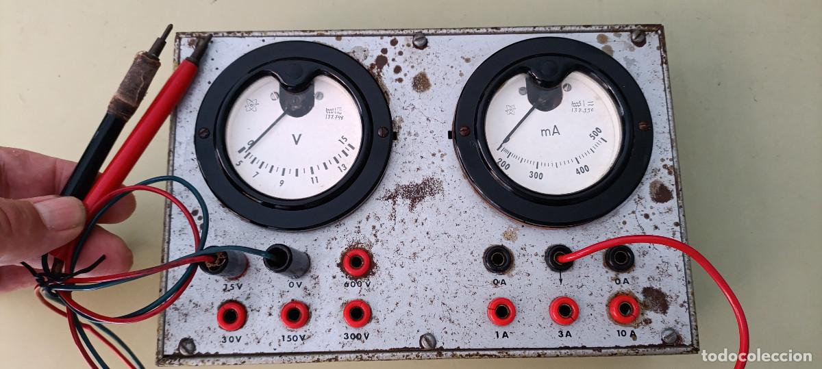 Radios antiguas: ATIGUO MULTIMETRO DE CHAPA