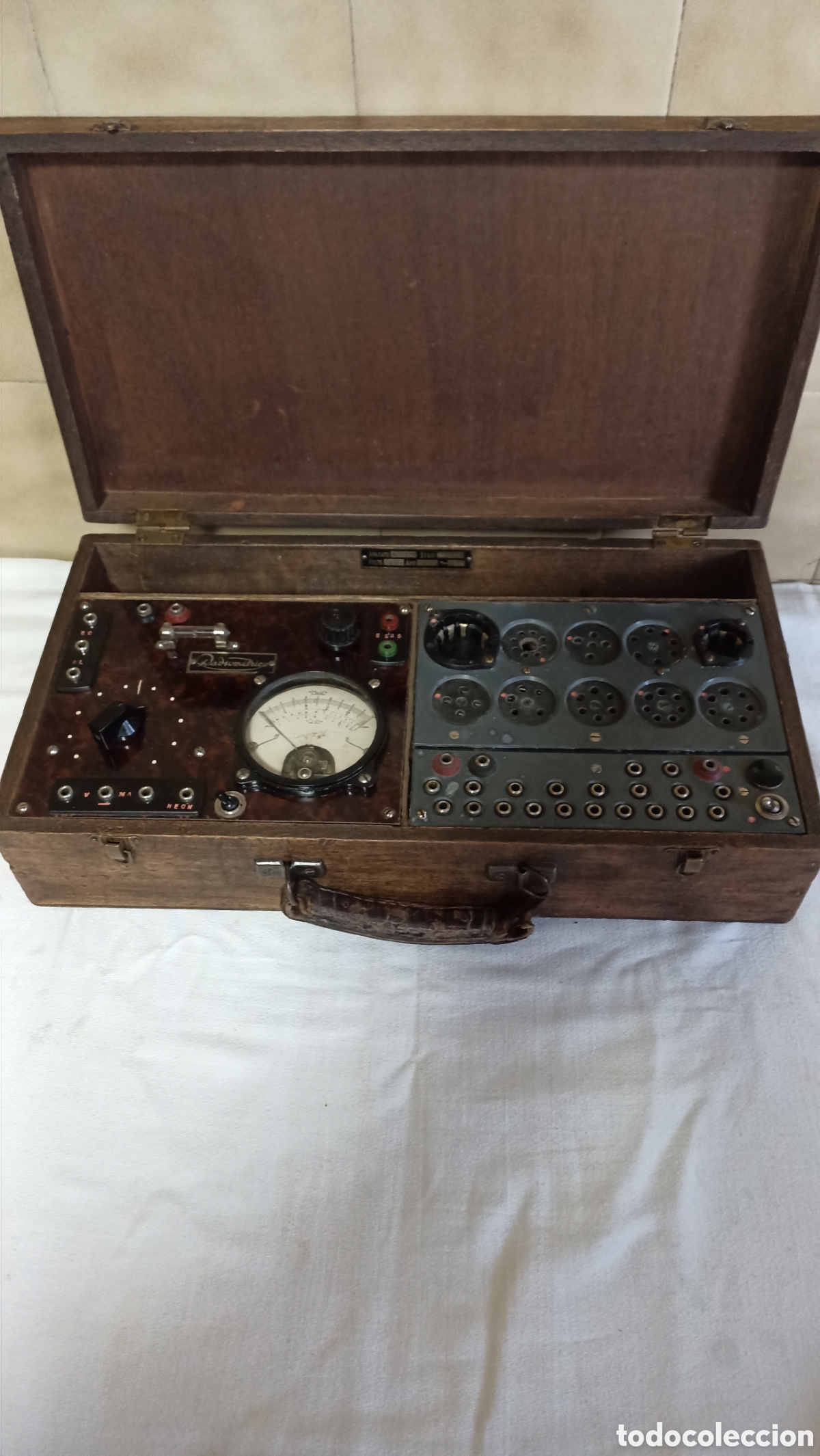 Radio antiche: Comprobador de Lamparas de Radio. Radiometrico. Y Valvulas