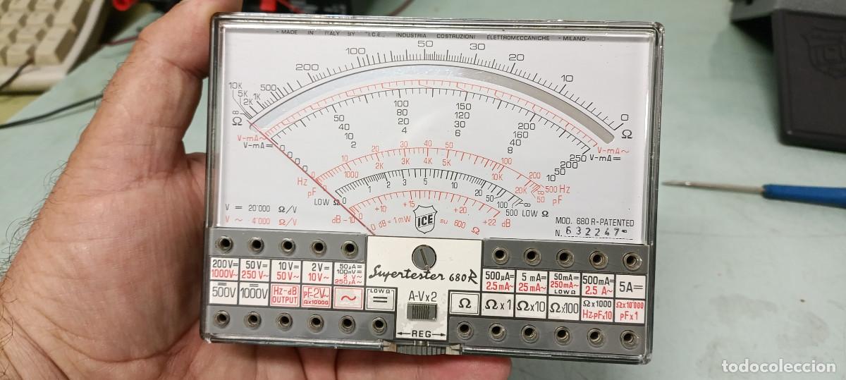 Radios Anciennes: MULTIMETRO ICE SUPERTESTER 680R