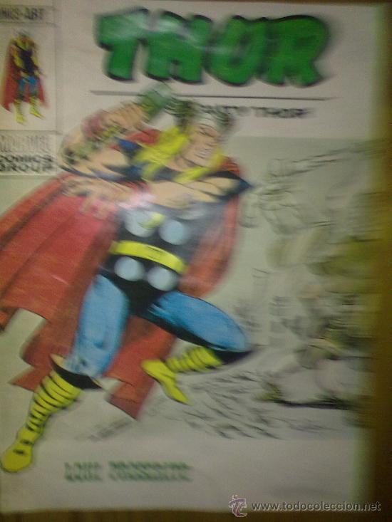 C&oacute;mics: Lopez Esp&iacute; - L&aacute;mina Din A3 de... Thor - Loki proscrito.. - Foto 1