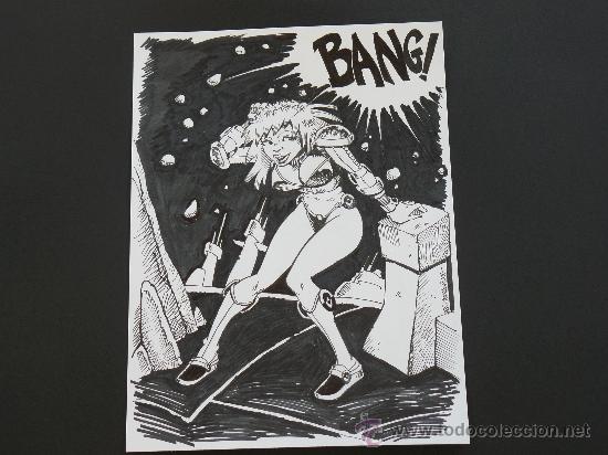 GIRL ESPACIAL 2. ORIGINAL FIRMADO. | todocoleccion (Buy It Now)