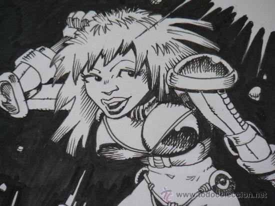 C&oacute;mics: GIRL ESPACIAL 2. ORIGINAL FIRMADO. - Foto 3