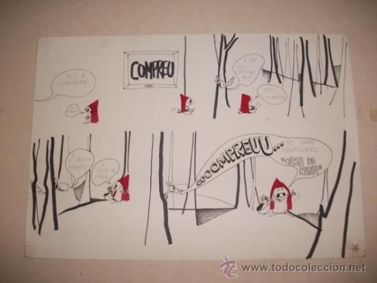 C&oacute;mics: DIBUJO ORIGINAL TONI BATLLORI - Foto 1