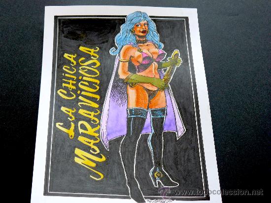 LA CHICA MARAVICIOSA. ORIGINAL FIRMADO. | todocoleccion (Buy It Now)