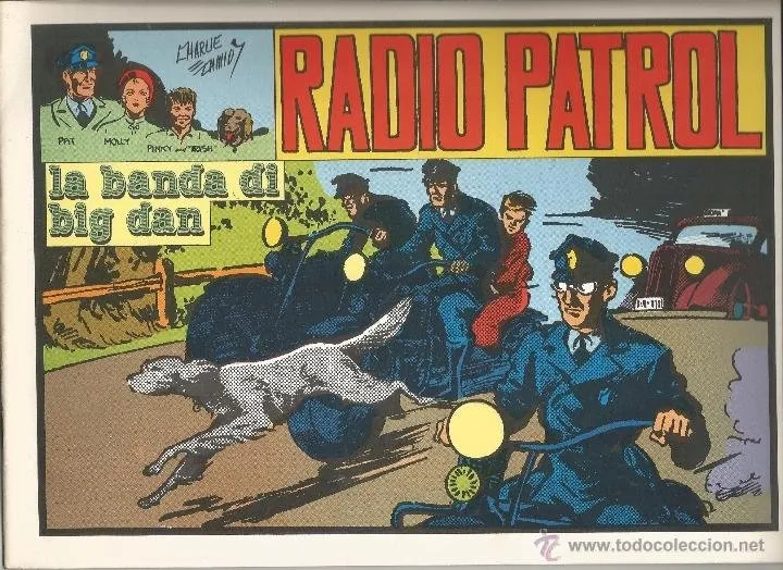 Charles Schmidt Sergeant Pat of the Radio Patrol Sunday Comic Strip, Lot  #14113