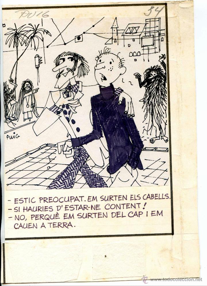 C&oacute;mics: PUIG. DIBUJO ORIGINAL PUBLICADO EN PATUFET - Foto 1