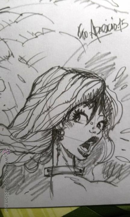 C&oacute;mics: BOCETOS A LAPIZ 1. A4. ORIGINAL FIRMADO. - Foto 4
