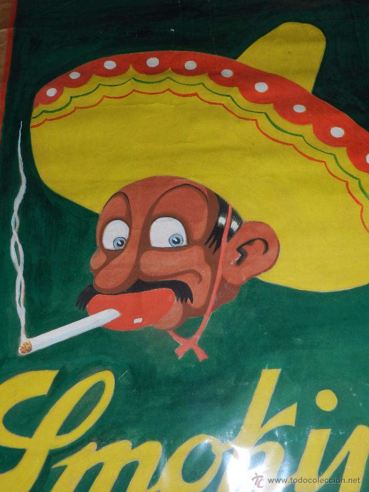 Cómics: CARTEL ORIGINAL DIBUJADO POR URDA - PAPEL DE FUMAR SMOKING , 103 X 70 CM, ORIGINAL - Foto 5 - 53864277