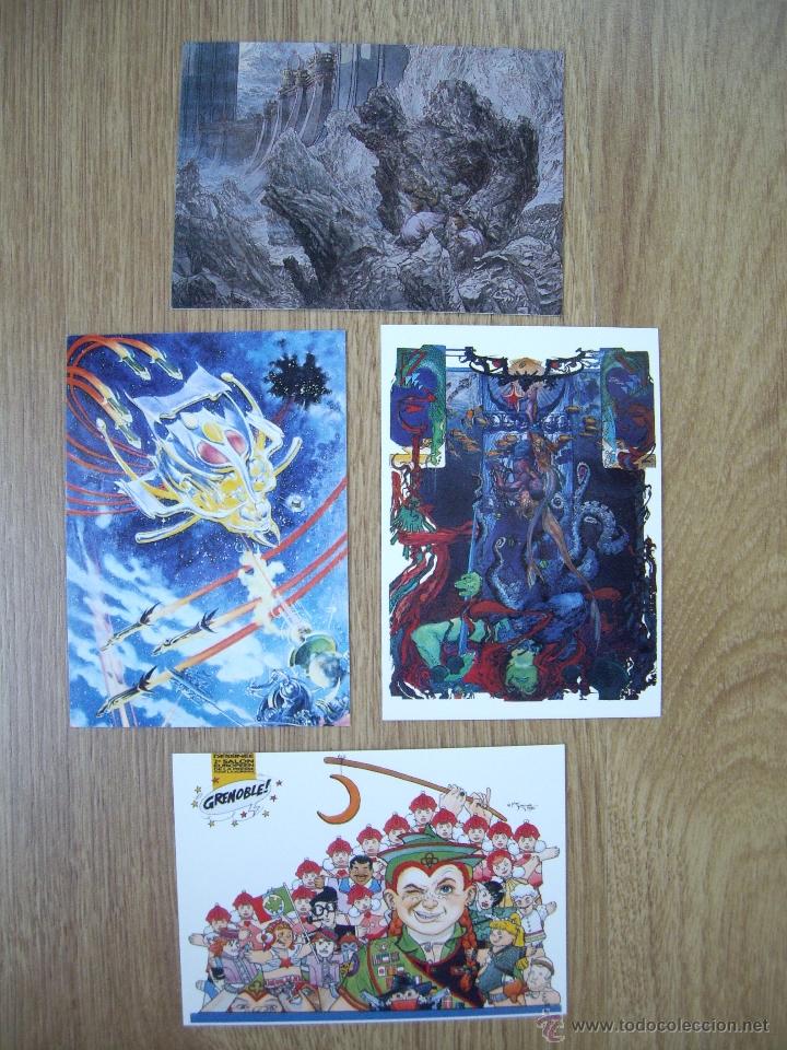 C&oacute;mics: Trading Card de MICHAEL KALUTA. 4 cromos cards. - Foto 1