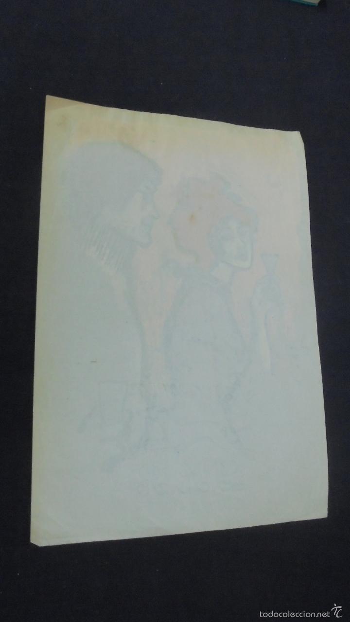 C&oacute;mics: DIBUJO ORIGINAL - ADRIANO BLASCO - 31 CM X 21 CM. - Foto 6