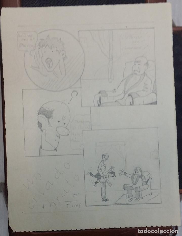 C&oacute;mics: PAGINA DE COMIC ORIGINAL DE FERNANDO FLORES - Foto 1