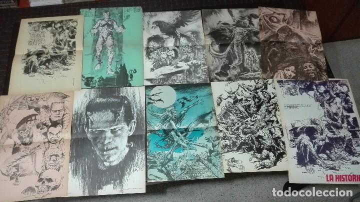 C&oacute;mics: Lote de 10 POSTERS de comics terror a&ntilde;os 70 - Foto 1