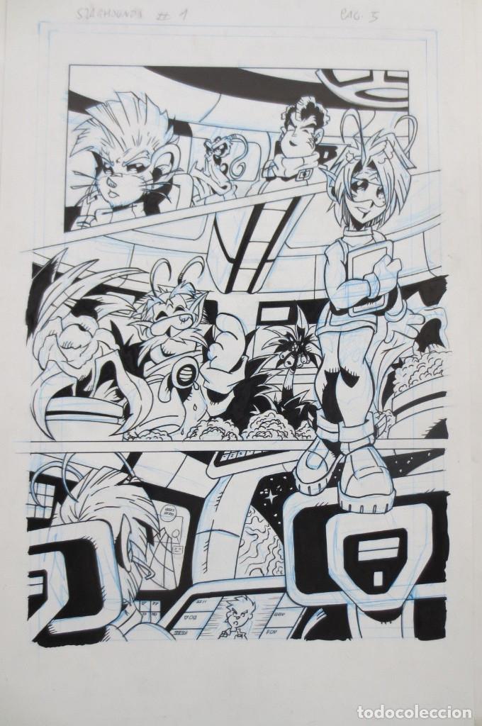 C&oacute;mics: PAGINA ART ORIGINAL COMIC - STAR HOUND - NACHO - Foto 1