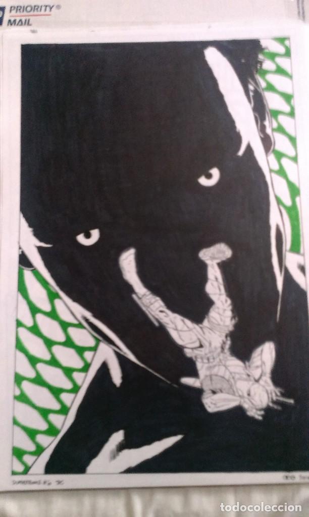 C&oacute;mics: DEATHSTROKE #6 REBIRTH.PORTADA. ACO. ART COMIC ORIGINAL - Foto 1