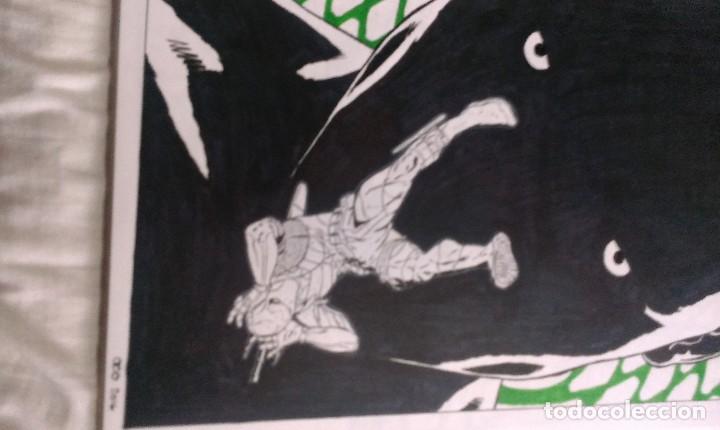 C&oacute;mics: DEATHSTROKE #6 REBIRTH.PORTADA. ACO. ART COMIC ORIGINAL - Foto 2