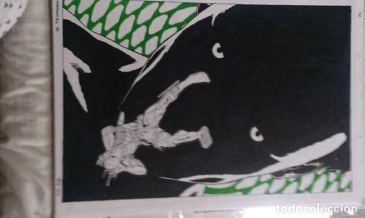 C&oacute;mics: DEATHSTROKE #6 REBIRTH.PORTADA. ACO. ART COMIC ORIGINAL - Foto 6
