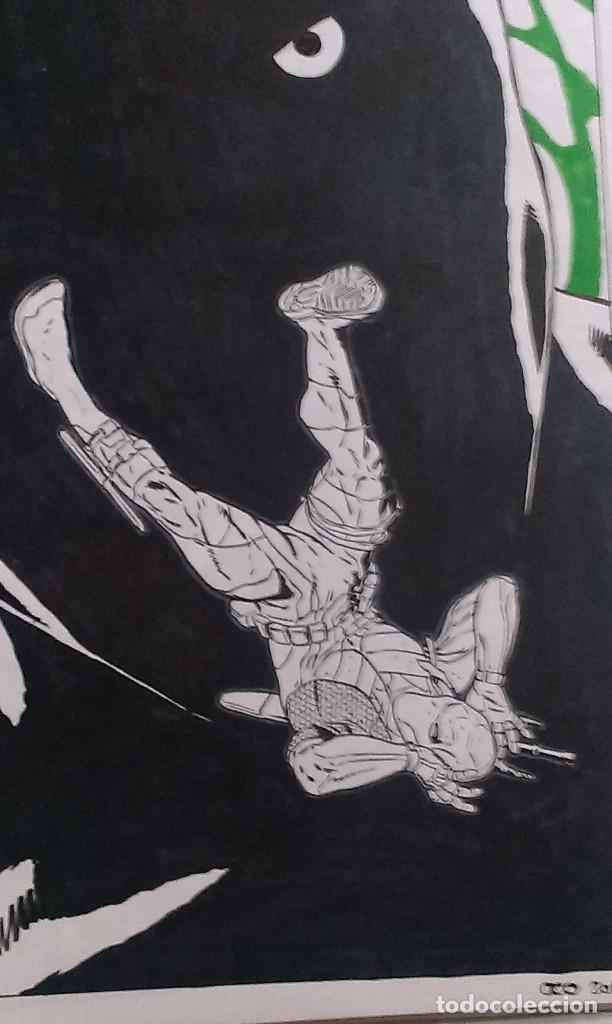 C&oacute;mics: DEATHSTROKE #6 REBIRTH.PORTADA. ACO. ART COMIC ORIGINAL - Foto 7