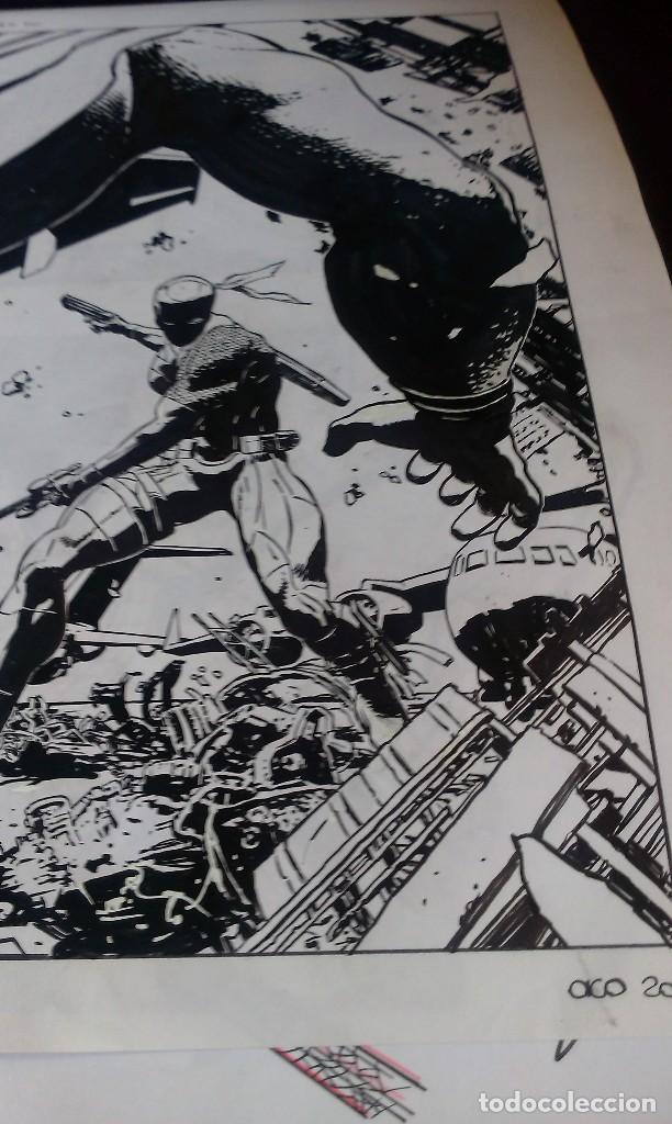 C&oacute;mics: DEATHSTROKE #7 REBIRTH.PORTADA. ACO. ART COMIC ORIGINAL - Foto 6