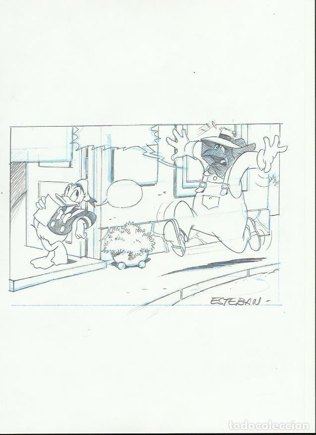 C&oacute;mics: DIBUJO ORIGINAL DISNEY DE ESTEBAN - Foto 1