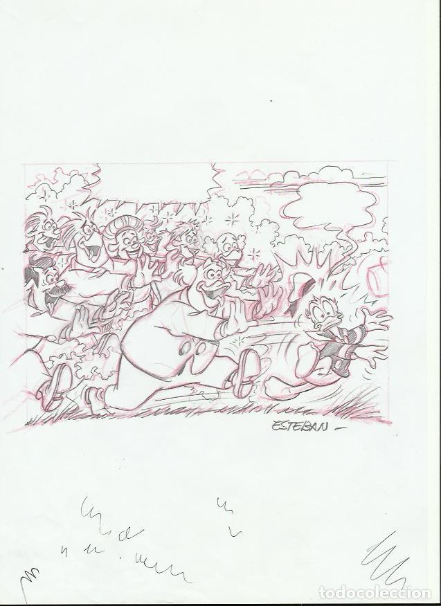 C&oacute;mics: PAGINA ORIGINAL DISNEY - DONALD - ESTEBAN - Foto 1