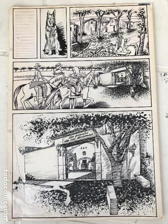 C&oacute;mics: DIBUJO ORIGINAL A TINTA PARA ILUSTRACI&Oacute;N DE C&Oacute;MIC, AN&Oacute;NIMO. - Foto 1