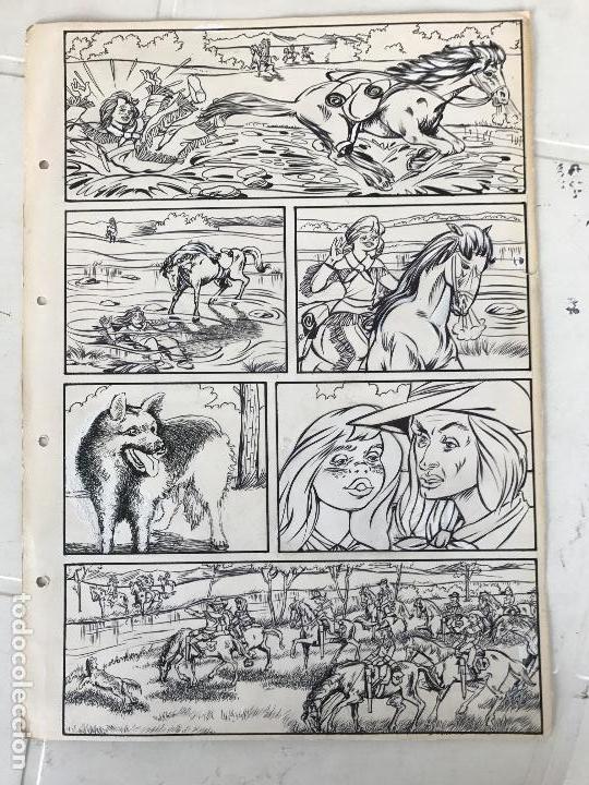 C&oacute;mics: DIBUJO ORIGINAL A TINTA PARA ILUSTRACI&Oacute;N DE C&Oacute;MIC , AN&Oacute;NIMO. - Foto 1