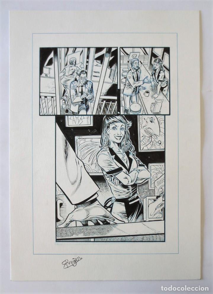 C&oacute;mics: PAGINA ORIGINAL - ORIGINAL ART COMIC ROGER BONET - Foto 1