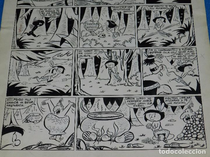 C&oacute;mics: DIBUJO ORIGINAL DE ESPARCH - COMAN CHETA , PUBLICADO EN LA RISA , EDT MARCO - Foto 3