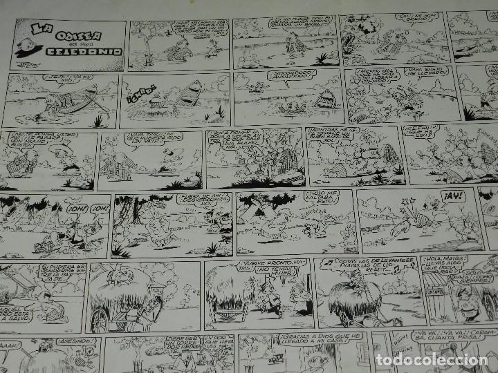 C&oacute;mics: (LL6) DIBUJO ORIGINAL DE J RIZO , LA ODISEA DE DON CELEDONIO , PUBLICADO EN LA RISA, - Foto 1