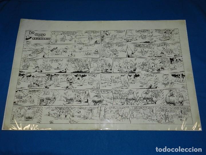 C&oacute;mics: (LL6) DIBUJO ORIGINAL DE J RIZO , LA ODISEA DE DON CELEDONIO , PUBLICADO EN LA RISA, - Foto 2