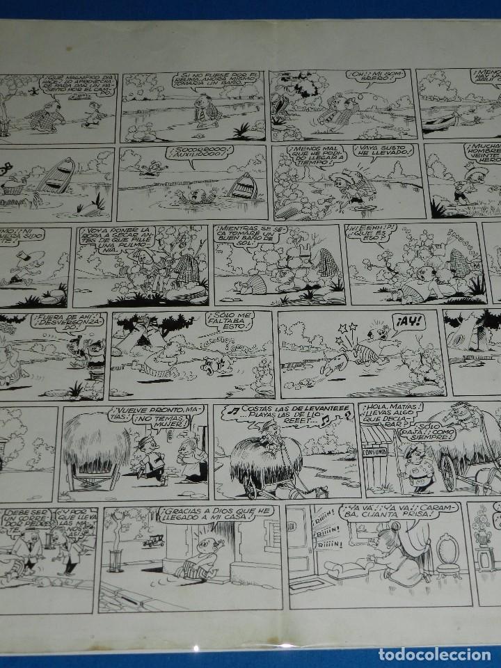 C&oacute;mics: (LL6) DIBUJO ORIGINAL DE J RIZO , LA ODISEA DE DON CELEDONIO , PUBLICADO EN LA RISA, - Foto 4
