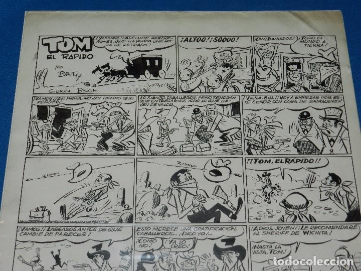 C&oacute;mics: (BART1) DIBUJO ORIGINAL DE BART , TOM EL RAPIDO , EDT MARCO, PUBLICADO EN LA RISA 1957 - Foto 1
