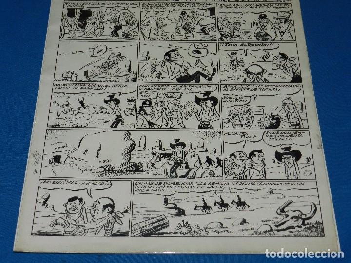 C&oacute;mics: (BART1) DIBUJO ORIGINAL DE BART , TOM EL RAPIDO , EDT MARCO, PUBLICADO EN LA RISA 1957 - Foto 2