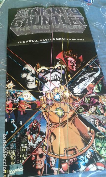 C&oacute;mics: POSTER THE INFINITY GAUNTLET, GEORGE PEREZ, MARVEL COMICS - Foto 1