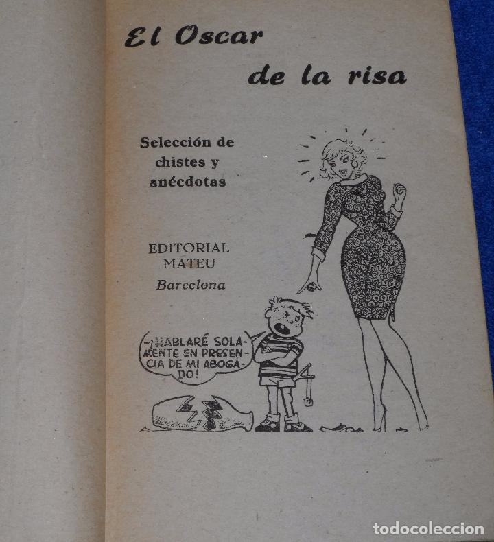 C&oacute;mics: El oscar de la sonrisa - El oscar de la risa - Editorial Mateu (1963) - Foto 5