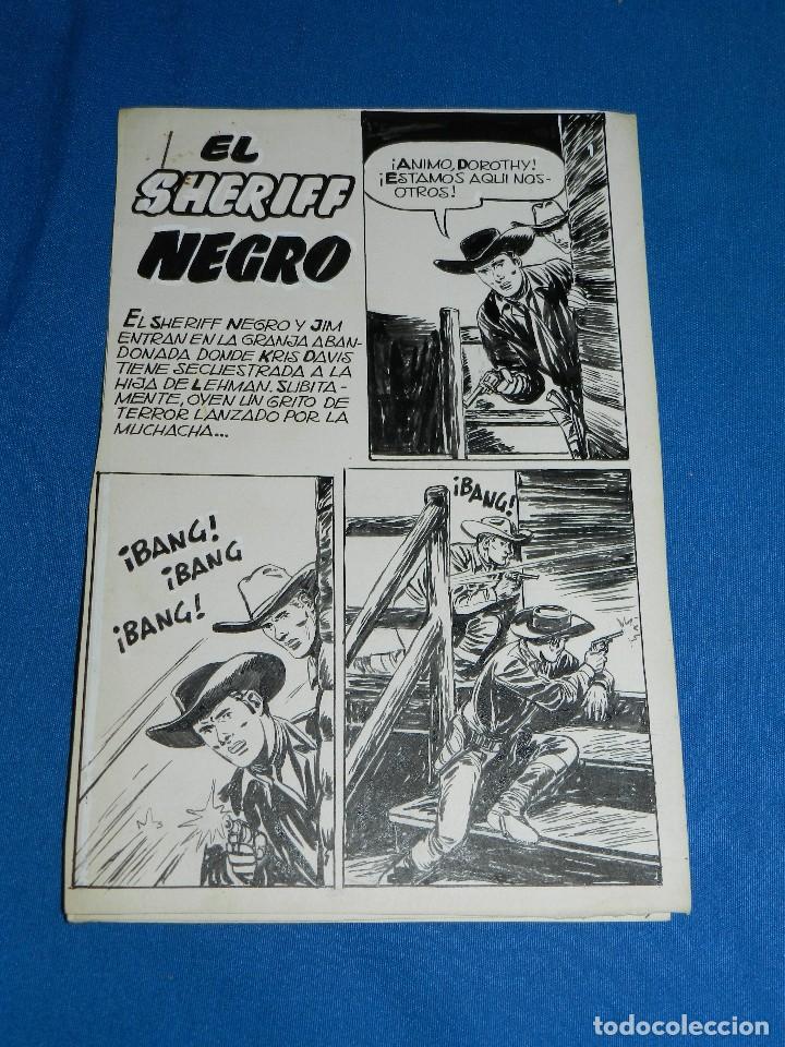 (JJ1) HISTORIETA ORGINAL SIN FIRMA , CREEMOS QUE ES JAIME JUEZ , EL SHERIFF NEGRO , 3 PAG | todocoleccion (Buy It Now)