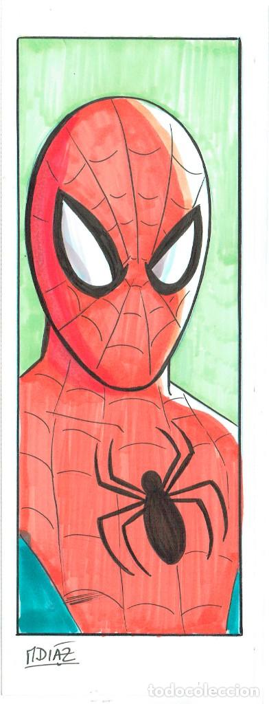 C&oacute;mics: SPIDERMAN. ILUSTRACI&Oacute;N ORIGINAL. M.D&Iacute;AZ - Foto 1