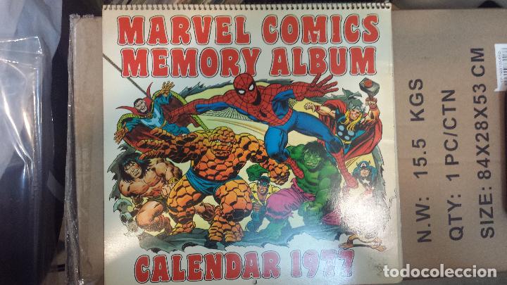 C&oacute;mics: Calendario MARVEL COMIC 1977 Original USA - Foto 1