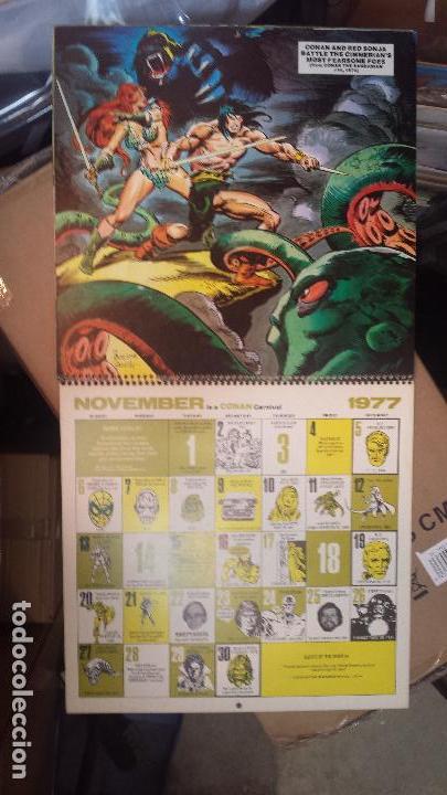 C&oacute;mics: Calendario MARVEL COMIC 1977 Original USA - Foto 5